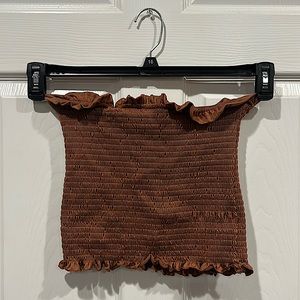 Brown Tube top